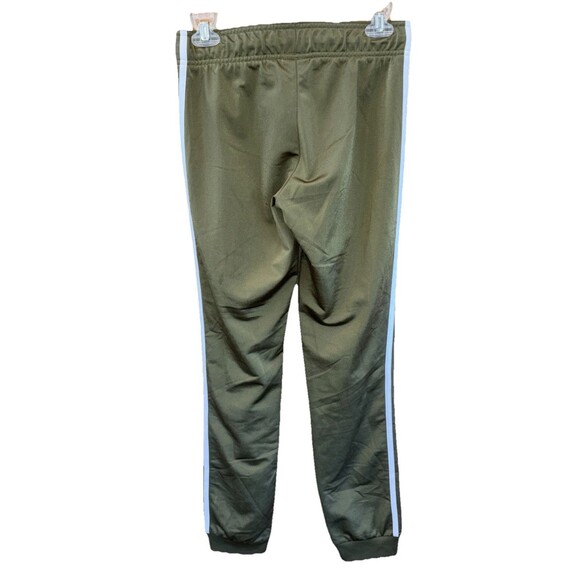 Adidas Men PrimeGreen Pants Track Jogger Stretch Athletic XS Green White Logo - Picture 7 of 9